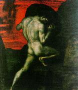 Franz von Stuck Sisyphus oil painting